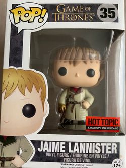 *EXCELLENT CONDITION* Hot Topic Exclusive Pre-Release Jaime Lannister (#35) from Game of Thrones