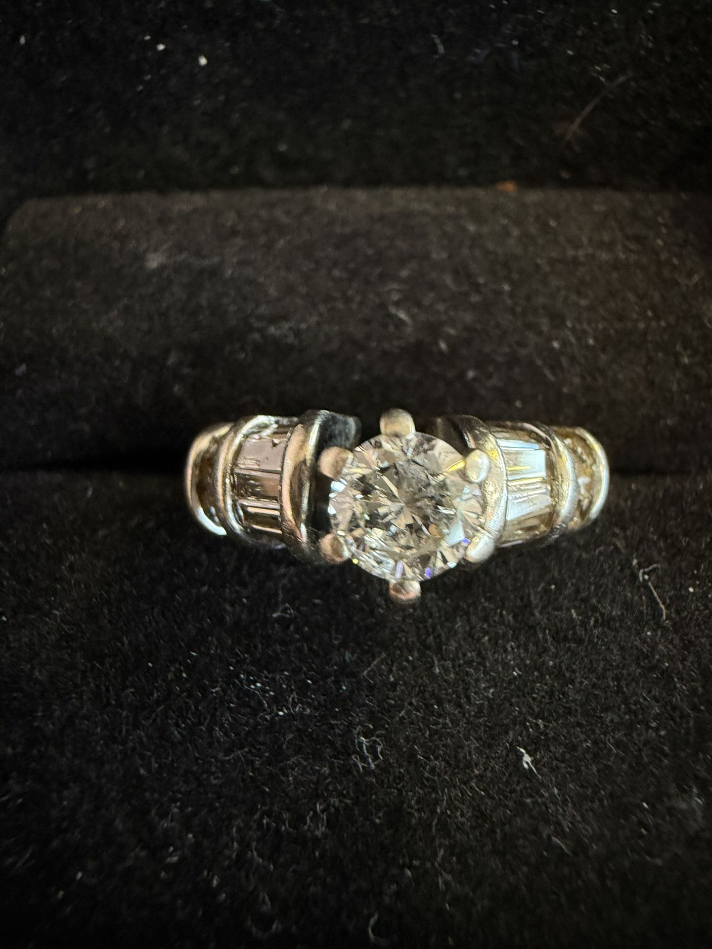 14k Yellow And White Gold 1 Carat Diamond Ring