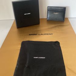 Saint Laurent Credit Card Wallet Card Unisex 