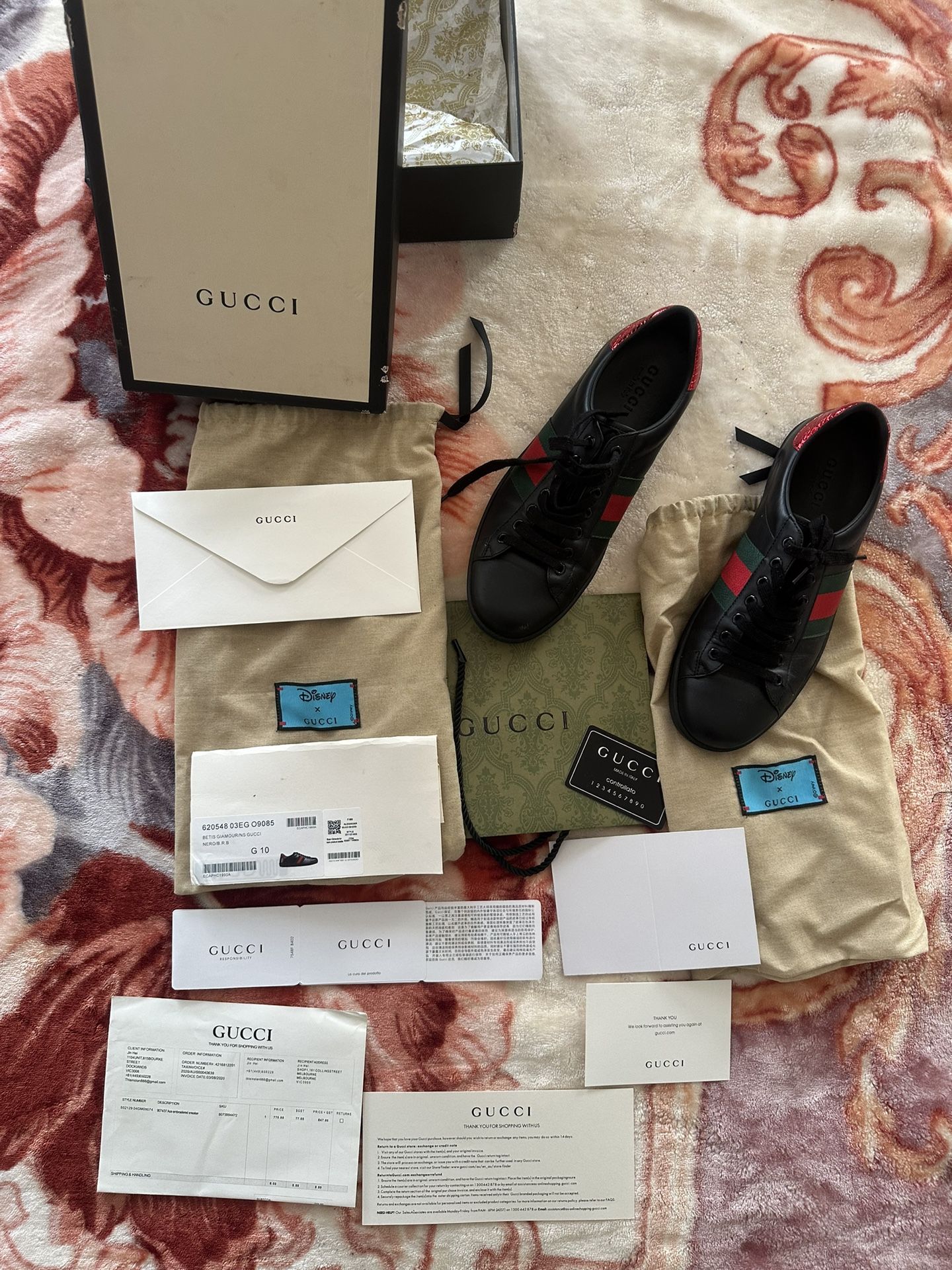 Gucci Betis Giamour / NS x Disney Limited Edited (Black) *RARE*