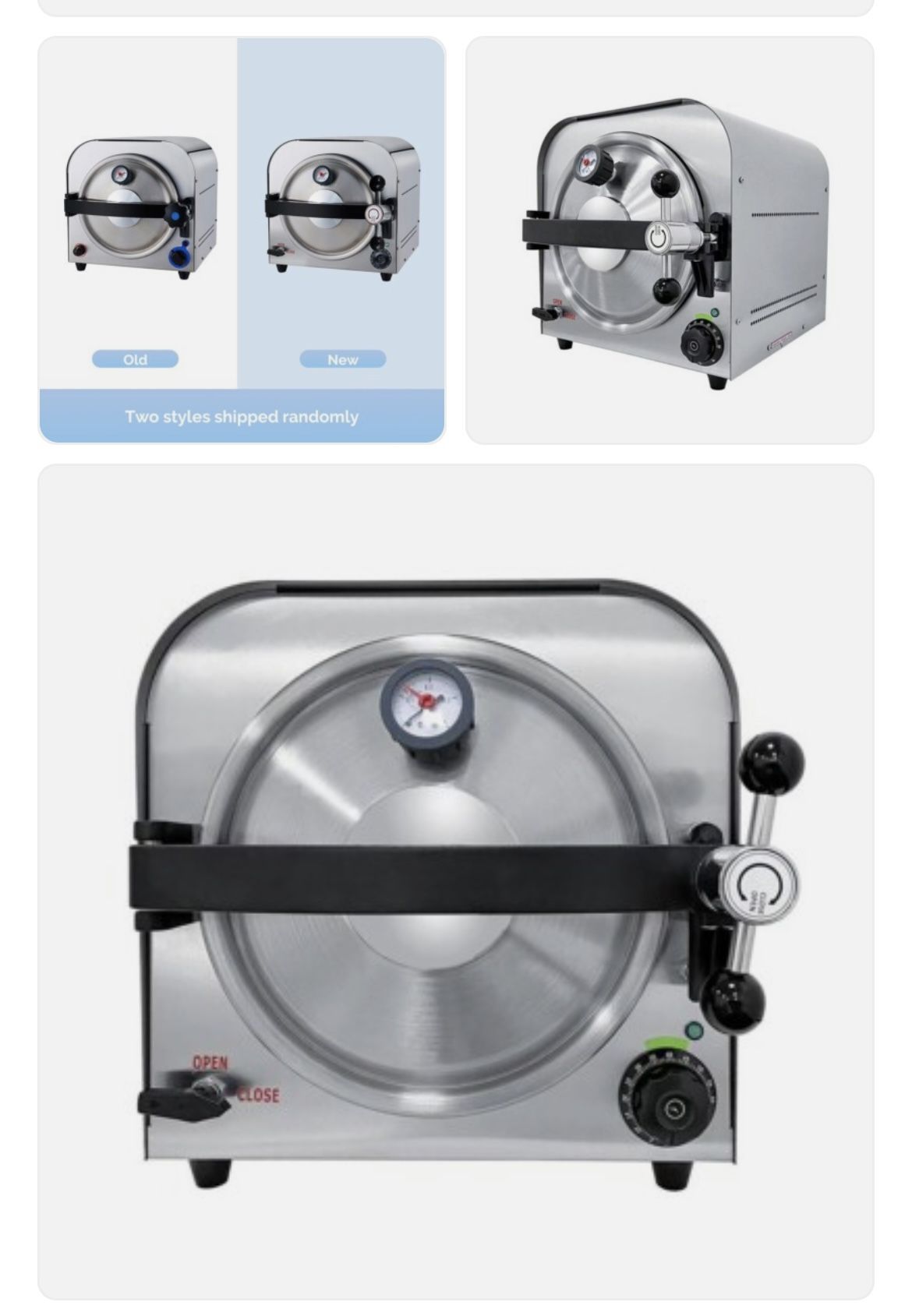 14L Dental Lab Autoclave Steam Sterilizer Medical Sterilization Equipment USA