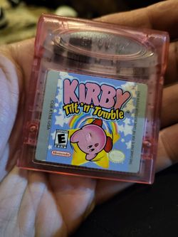 Nintendo Kirby Tilt 'n' Tumble Nintendo Game Boy Color Authentic, Working, Clean