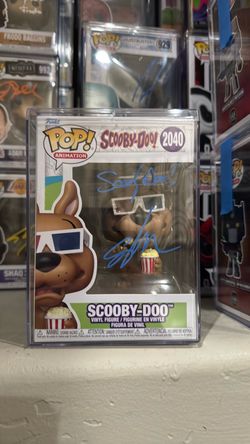 Scooby Doo Autographed Funko Pop