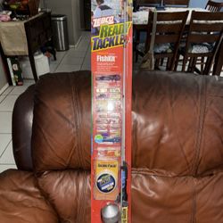Vintage Zebco Ready Tackle Complete Spin Cast Fishkit New &Sealed!