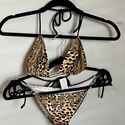 SHEIN Animal-print Bikini