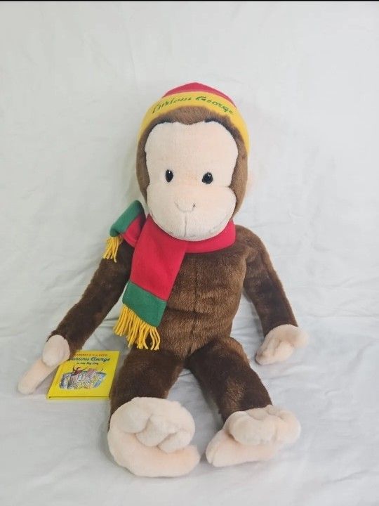  Curious George Monkey Vintage Macys ExclusiveLarge 26" Plush