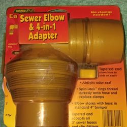 4 In 1 Rv Sewer Elbow Adapter 