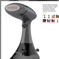 Black + Decker Advanced Handheld Steamer & Infused Press Plate 