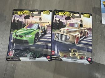 Hot Wheels Boulevard BMW M3,Ford F1