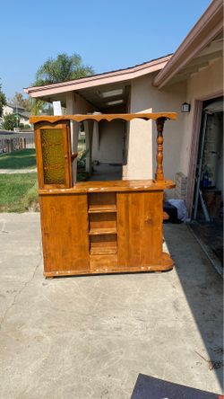 Canopy home wood bar