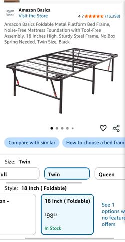 Twin bed frame