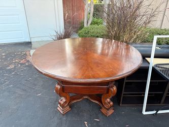 Rare  Schnadig round dining table