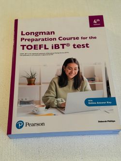 Longman Preparation Course for the TOEFL iBT Test (4th Edition) – Like New – Access Code Used