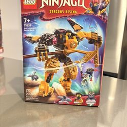 LEGO NINJAGO Arin’s Spinjitzu Battle Mech Building Toy - Ninja Building Set for Kids, Ages 7+ - with Arin, Baby Ryu, & Villain Minifigures - Gift Idea