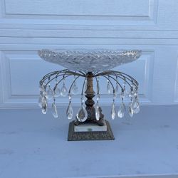 Lead Crystal Table Center Piece 