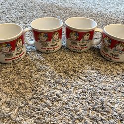 Set of 4 Vintage 1991 Campbell’s Soup Mug Cups