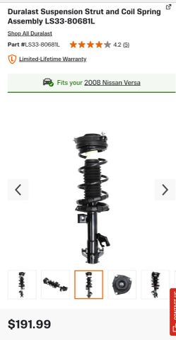 Duralast Suspension Strut and Coil Spring Assembly