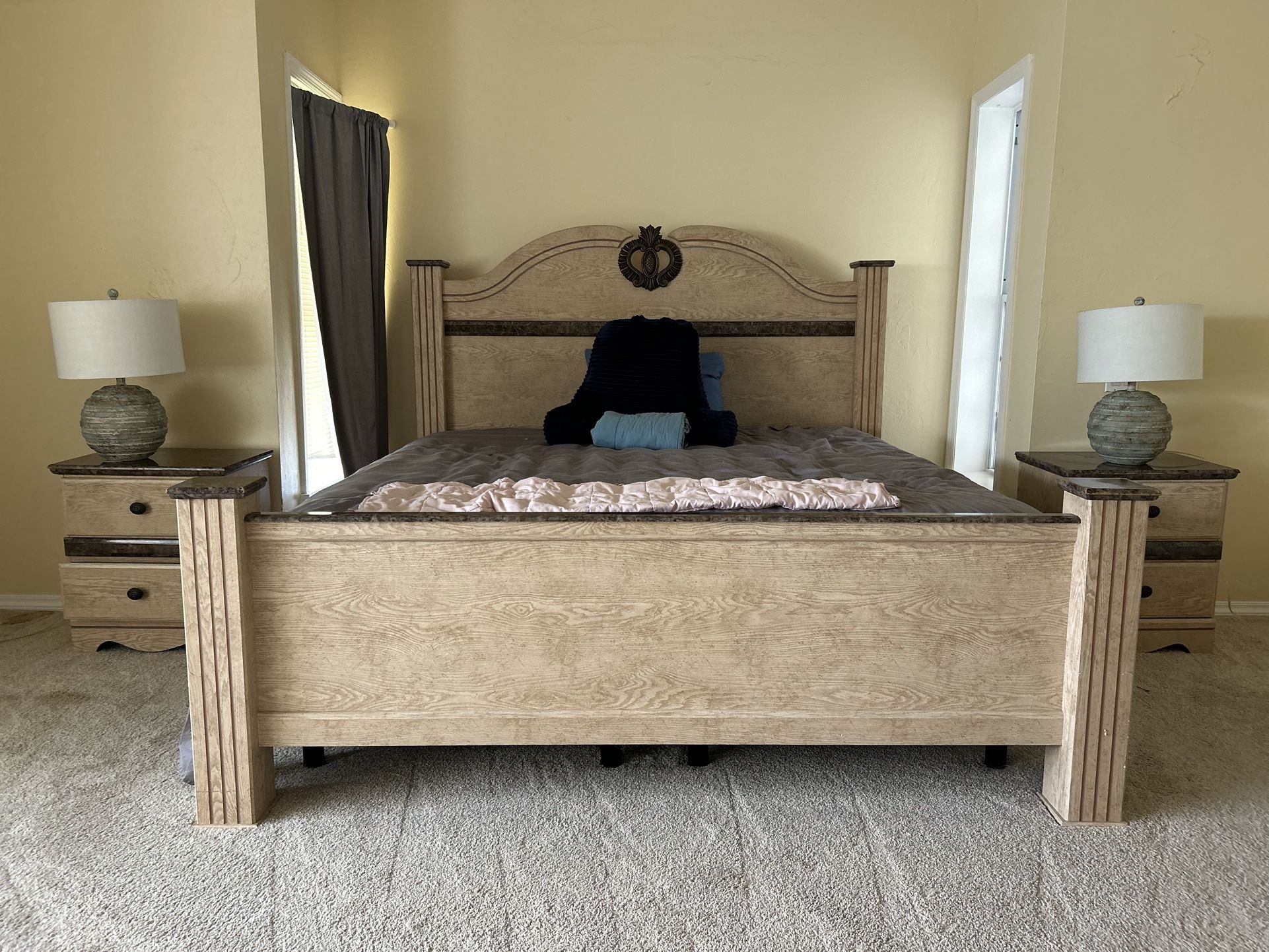 King Size Bedroom Set And Mattress