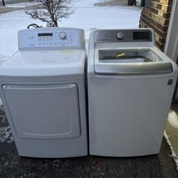 LG Washer And Gas Dryer Set