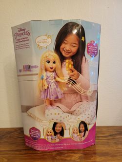 Disney Princess Magic In Motion Hair Glow Rapunzel Doll