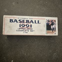 Upper Deck 1991 Baseball Trading Cards 