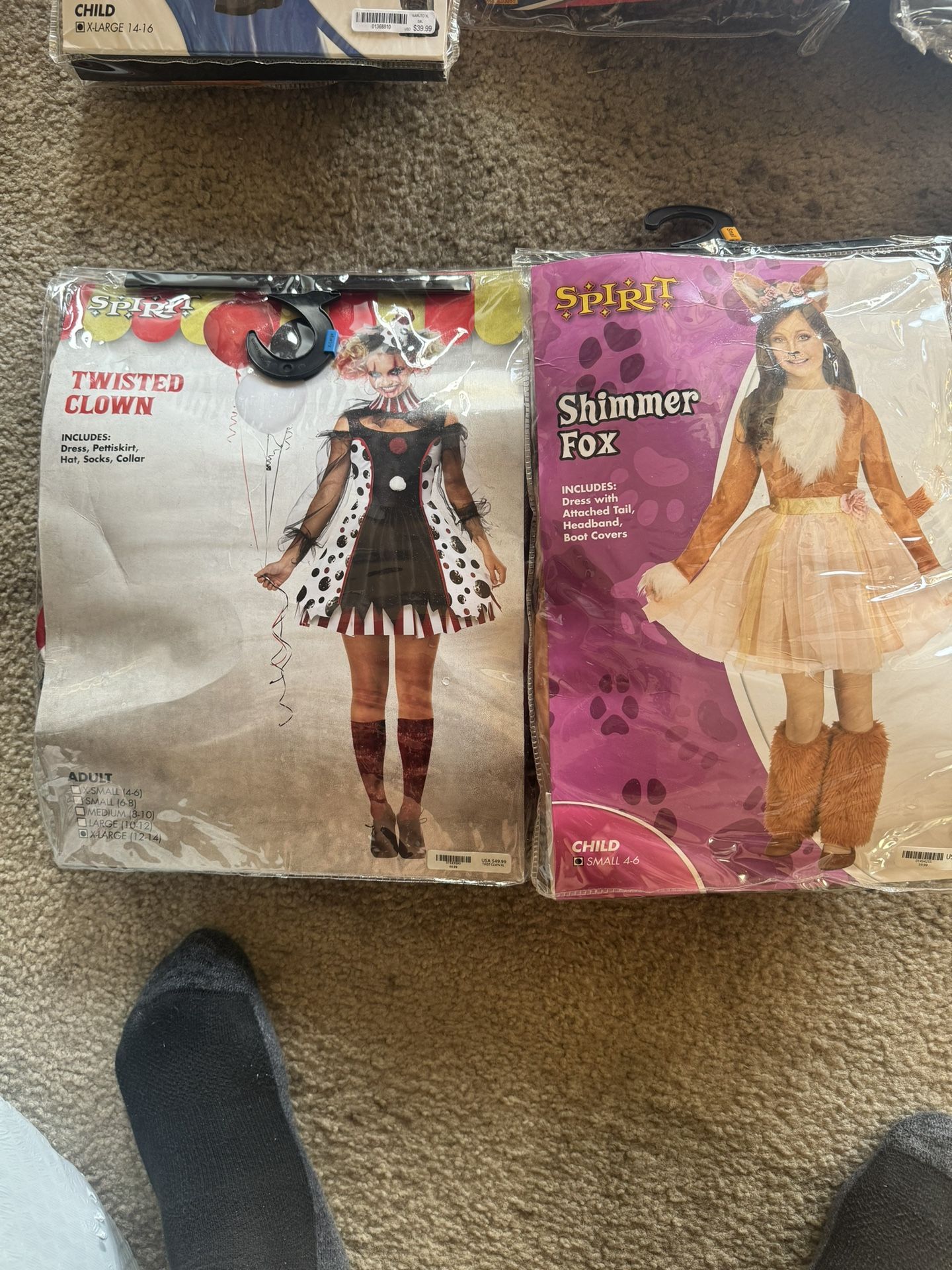 Halloween costumes