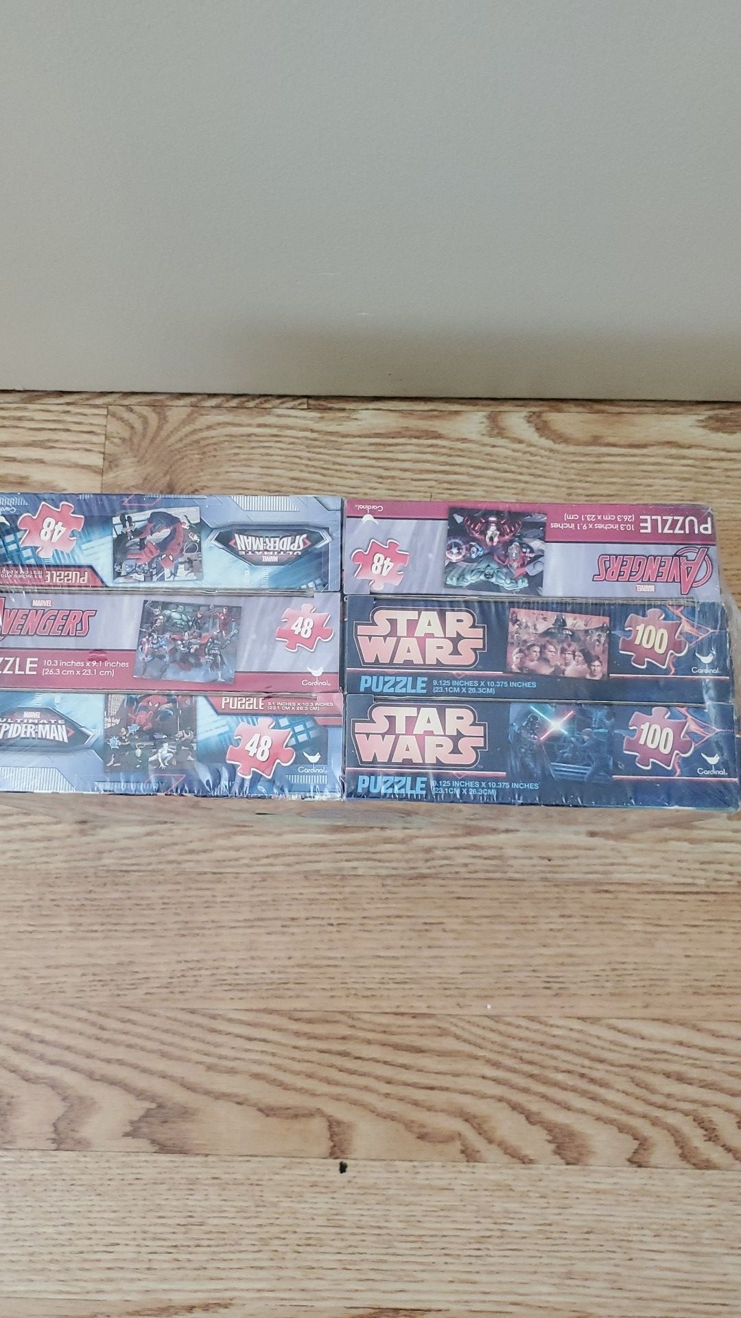 Avengers, Star Wars, & Spiderman... *6* Puzzle Party Pack
