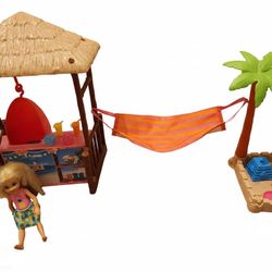 Barbie Chelsea Tiki Hut & Sandcastle Playset