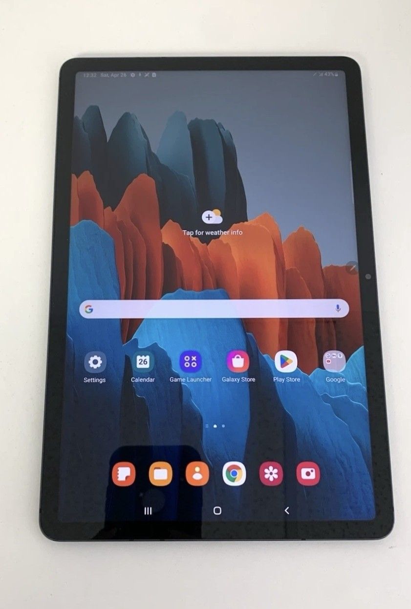 Samsung Galaxy Tab S7
SM-T878U 5G 11" 128GB -
Unlocked - Mystic Black -
GREAT