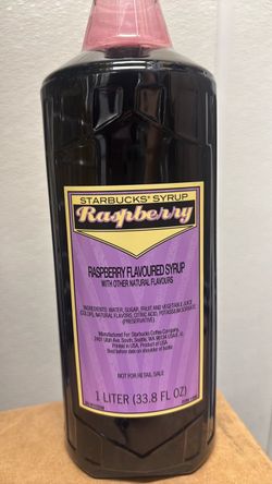 6 Pack of Starbucks Raspberry Syrup