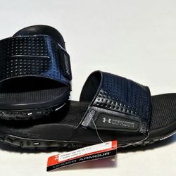 MEN'S SIZE 11 / WOMEN'S SIZE 12.5: UA FAT TIRE SWAY SLIDES!!