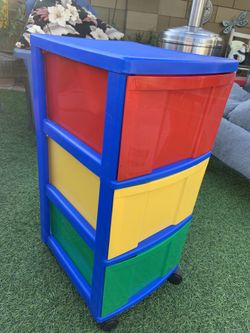 Colorful Storage Drawer Unit