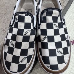 Women’s Checkered Platform vans Size 6