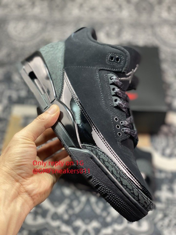 Air Jordan 3 Retro 'Black Cat' 2025