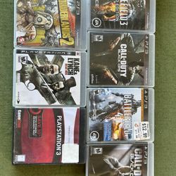 PS3 Game Lot of 7!