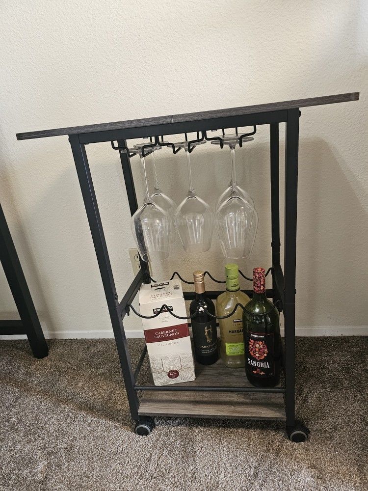 Bar Cart With Wheels