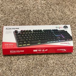 NIB HyperX Alloy FPS RGB Gaming Keyboard