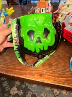 Disney Parks Poison Apple Halloween Candy Bucket