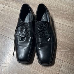 Men’s Black Dress Shoes alfani Size 11.5