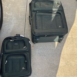 2 Piece Luggage Set With Handle And Wheels 