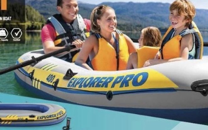 Intex 4 Person Raft Inflatable Boat