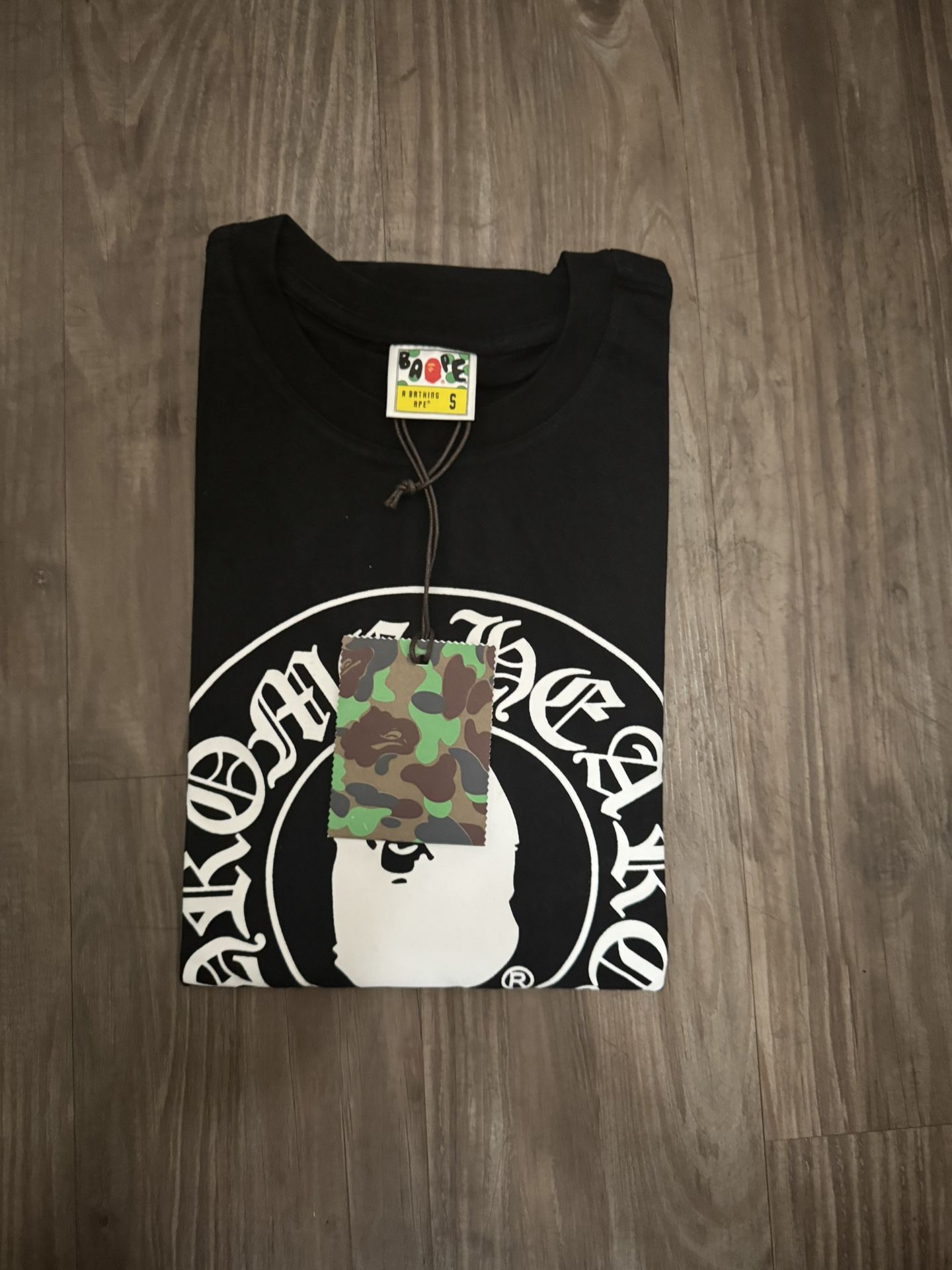 Chrome Heart Bape Tee Size S