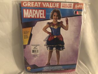 Captain Marvel kids costume