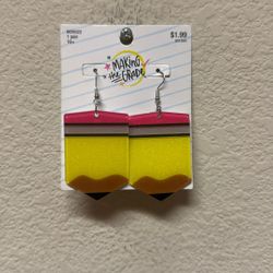 New Hobby Lobby Pencil Hanging Earrings Teacher Appreciation Back To School