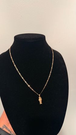 14k chain and San judas