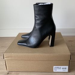 Steve Madden Black Leather Boots