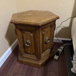 Small Real Wood Thomasville Nightstand