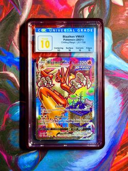 CGC Pristine 10 Blaziken VMAX Alt Art #201/198 - Chilling Reign