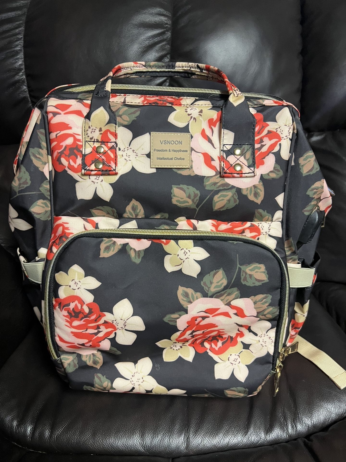 Vsnoon Laptop Bag USB Charging Backpack