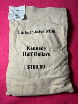 2008 Kennedy Half Dollar P & D Sealed Mint Bag Lowest Mint Year